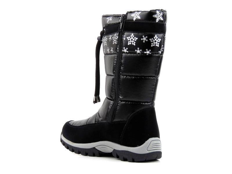 Nepromokavé dětské sněhule - WOJTYŁKO 21036, černé