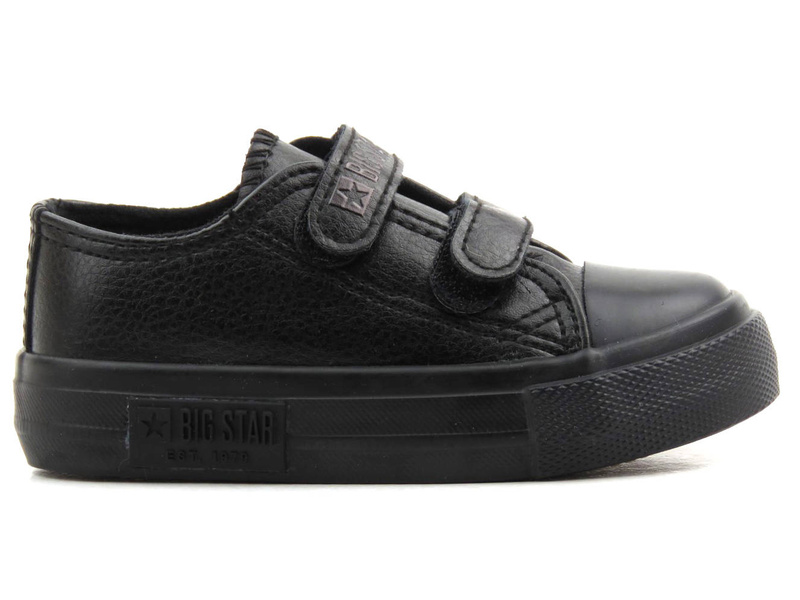 Dětské a mládežnické tenisky z ekokůže - BIG STAR KK374092, černé
