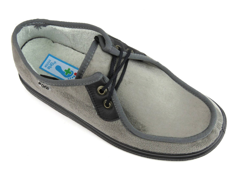 Pantofle, pánská preventivní, ortopedická obuv Befado dr Orto 871M006, šedá