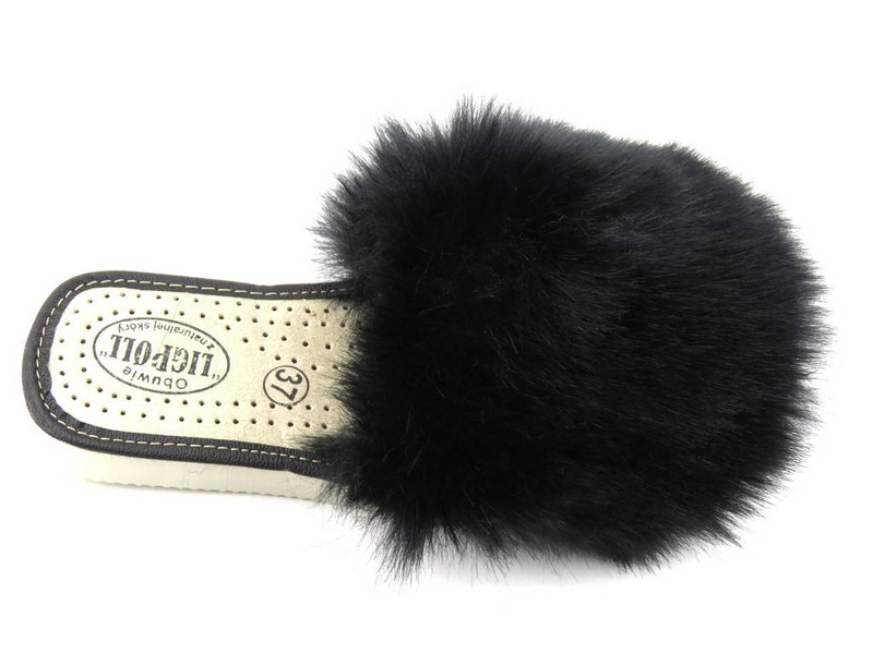 Dámské pantofle Ligpoll CAN s kožíškem