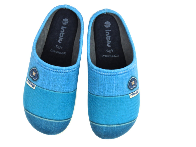 Pohodlné dámské pantofle Inblu EC-41, modré