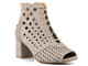 Jarní kotníkové boty, dámské semišové sandály - MACIEJKA 05966-10, béžová