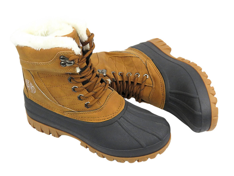 Teplé dámské vysoké boty do sněhu - Lee Cooper LCJ-23-44-1987L, černé