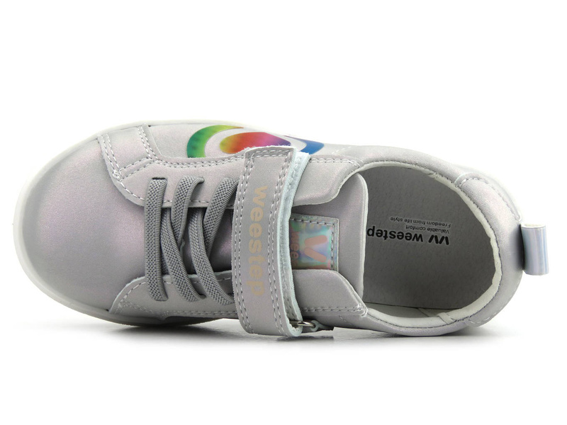 Kvalitní dětská sportovní obuv - WEESTEP R522163572, stříbrná