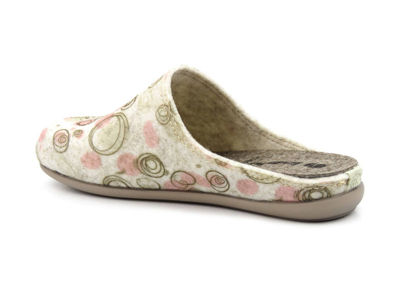 Dámské plstěné pantofle - INBLU GF-10, béžové