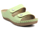 Pohodlné dámské žabky - INBLU MALVA, zelené