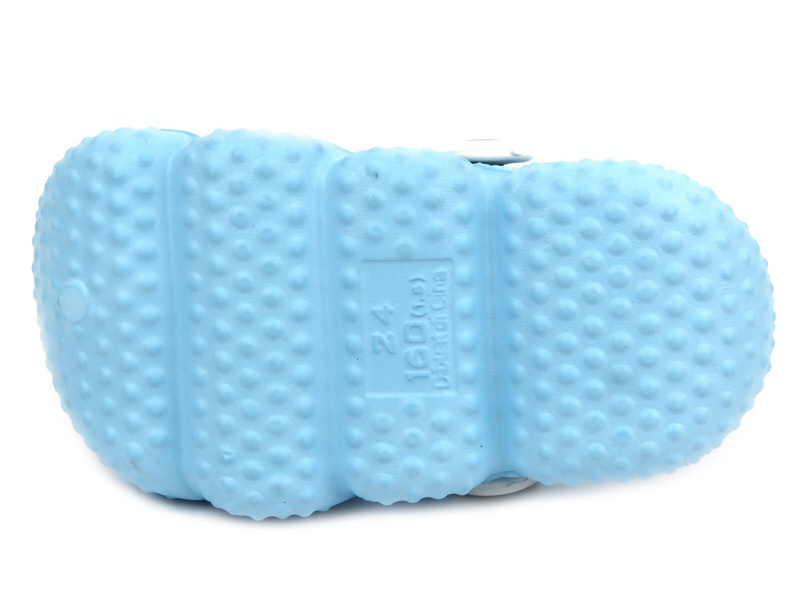 Žabky, dívčí dřeváky sandály - AMERICAN CLUB NH 75/23, NH 76/23, fialové s duhou