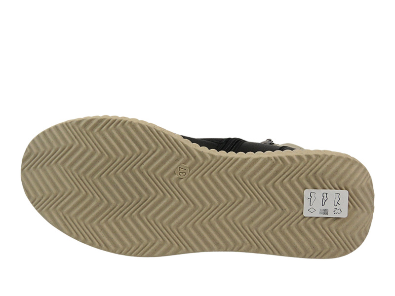 Dámské kožené boty polské značky HELIOS Comfort 599 černé se zipem