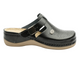 BERKEMANN 01753-473 Dámské kožené žabky s podpatky Slip-on Brown