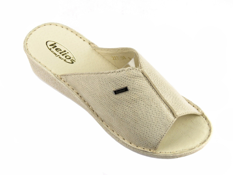 HELIOS 227 dámské žabky zlaté