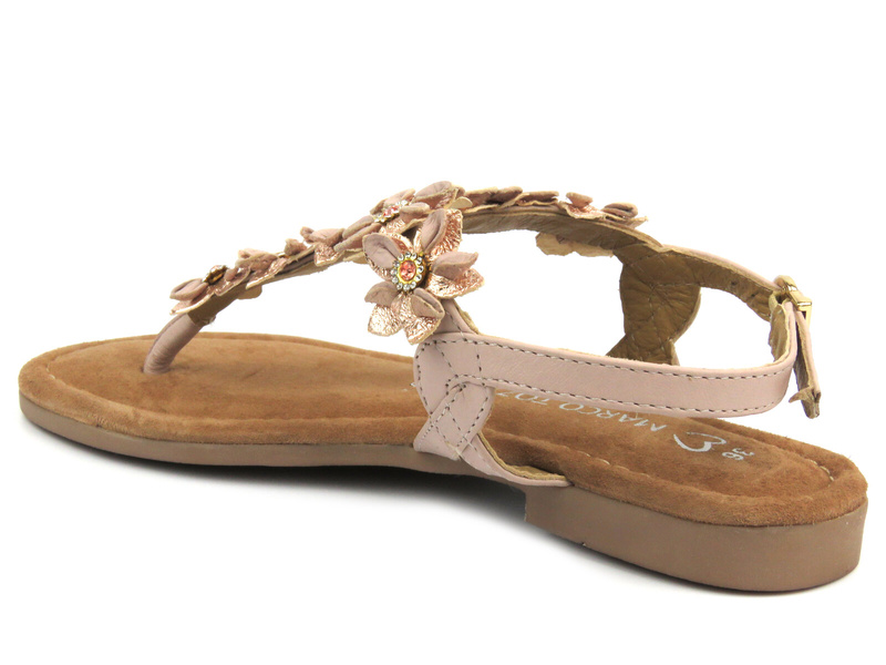 Dámské sandály, žabky - Marco Tozzi 2-28188-20, růžové II