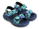 Dětské pěnové sandály na suchý zip - AXIM 2233, zelené
