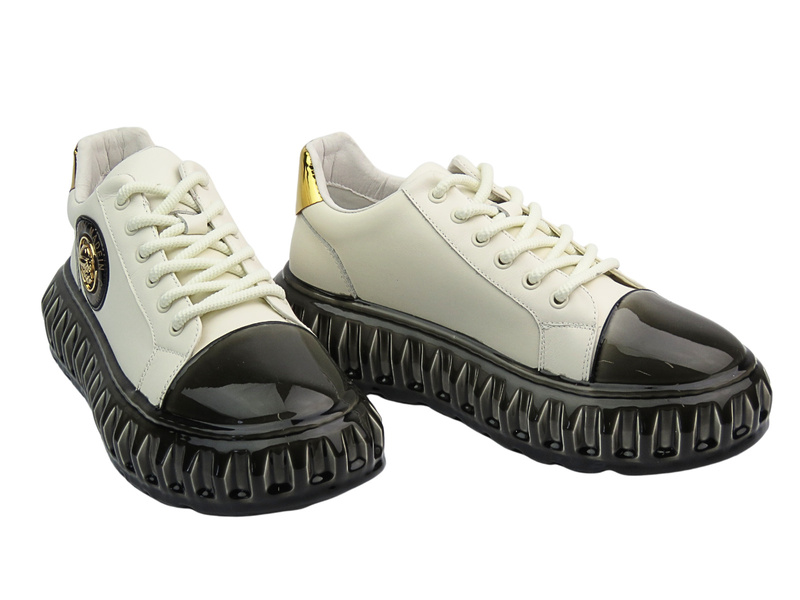 Moderní pánské bílé tenisky JOHN DOUBARE CC2881