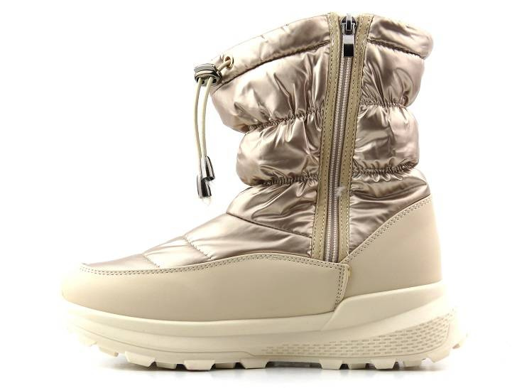 Dámské sněhule na zip a šňůrku - NOVINKY 21SN26-4353, zlaté