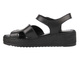 Dámské kožené sandály Nika Comfort 0162-85, černé