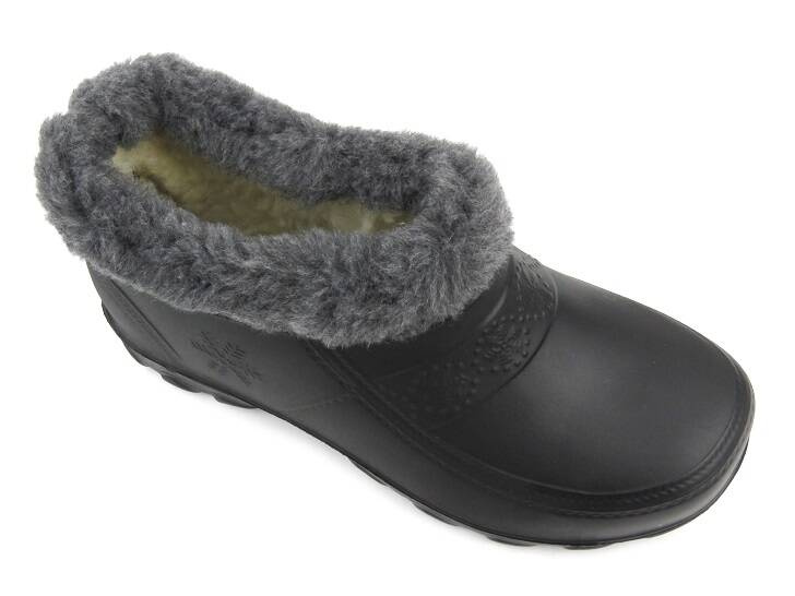 Teplé zimní holínky - REALPAKS B-30A, černé