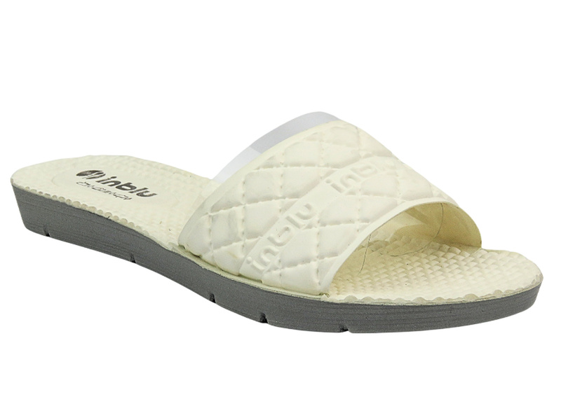 Lehké dámské žabky - INBLU 26, bílé