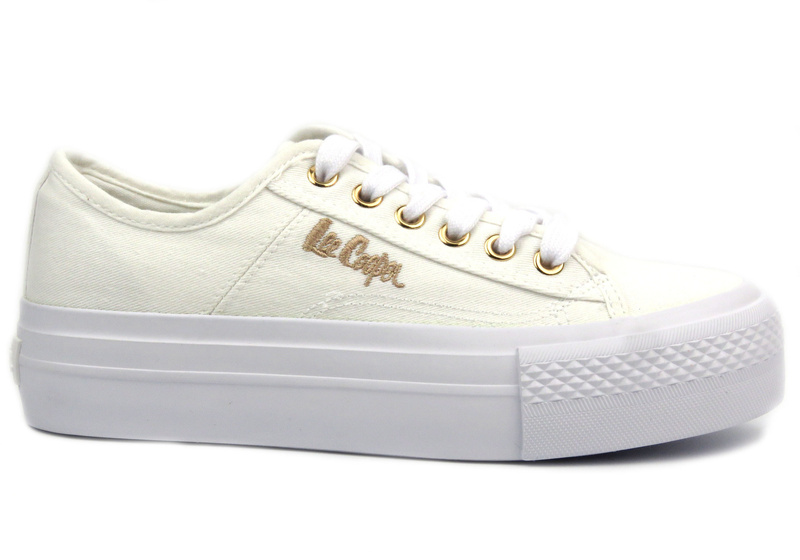 Dámské tenisky na platformě – Lee Cooper LCW-24-31-2725, bílé