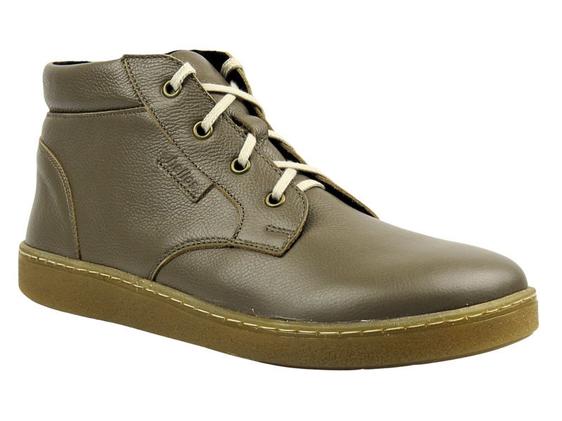 Pánské barefoot kotníkové boty Helios Komfort 833, zelené