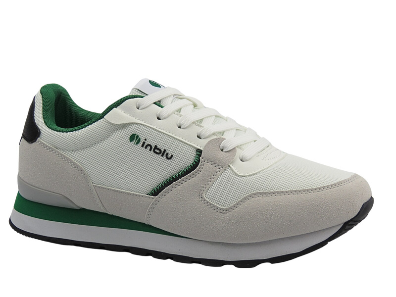 Pánská sportovní obuv Inblu IU-25 bílá, šněrovací