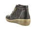 Dámské kotníkové boty z přírodní kůže - HELIOS Komfort 518-2, tmavě hnědá