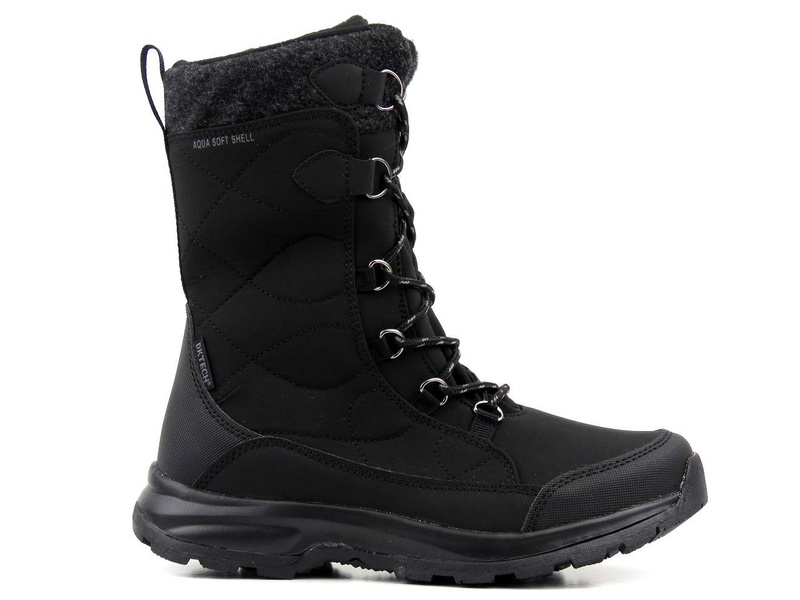 Vysoké trekingové, dámské sněhule DK TECH SoftShell 2105, černé