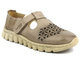 Dámská jarní kožená polobotka - Helios Comfort 421, béžová