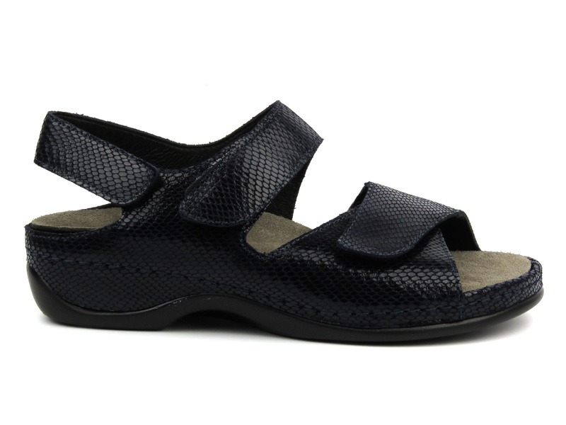 Dámské zdravotní sandály - Berkemann RINA Stretch 01040, tmavě modrá