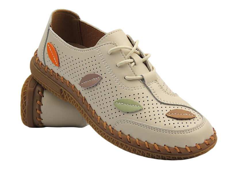 Dámské polobotky béžové Evento 25SP17-8544