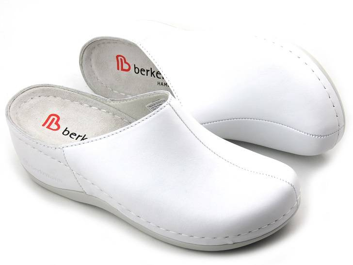 Dámské zdravotní, hygienické žabky - BERKEMANN 01753-101, bílé