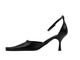 Dámské lodičky na jehlovém podpatku černé KOTYL 708