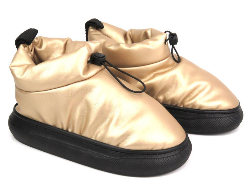 Eskymák, mukluk, dámské boty - Venezia AND31, zlatá