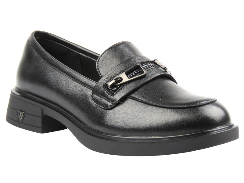 Elegantní dámské mokasíny Vinceza 39965, černé