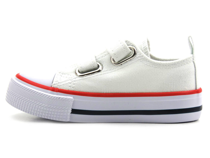 Dětské tenisky na suchý zip - BIG STAR KK374085, bílé