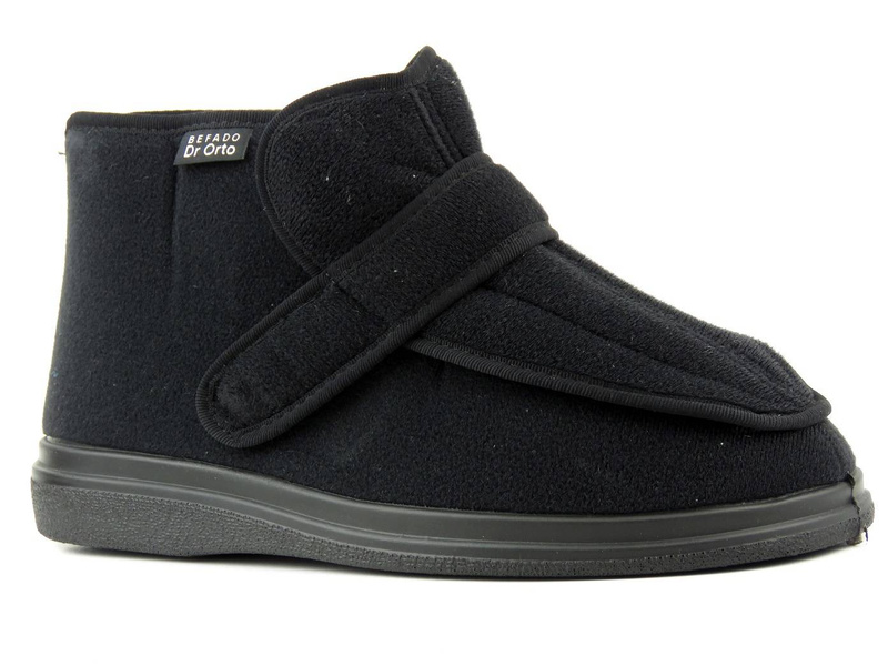 Pánské preventivní a zdravotní pantofle se zipem - Befado Dr Orto 987M002, černé