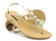 Elegantní dámské sandály s lesklými kuličkami - Ipanema 26751, béžová