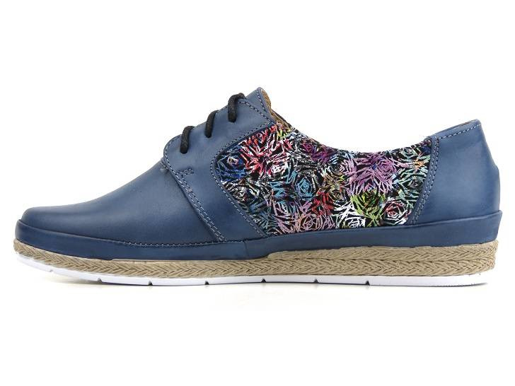 Dámské boty na jaro a léto - Helios Komfort 397, tmavě modrá
