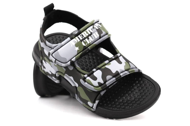 Pěnové sandály pro kluky - American Club NH 99/23 NH 102/23, černé