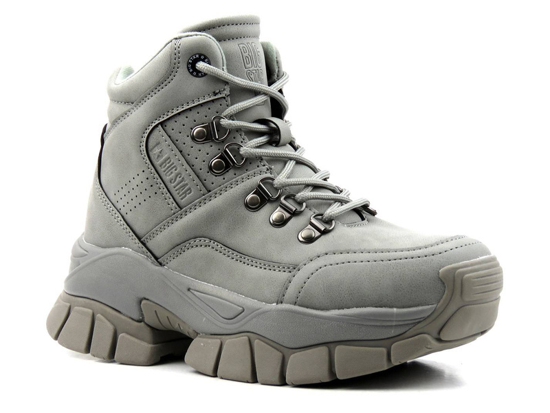 Dámské sněhule, zimní trekové boty - BIG STAR II274330, šedé