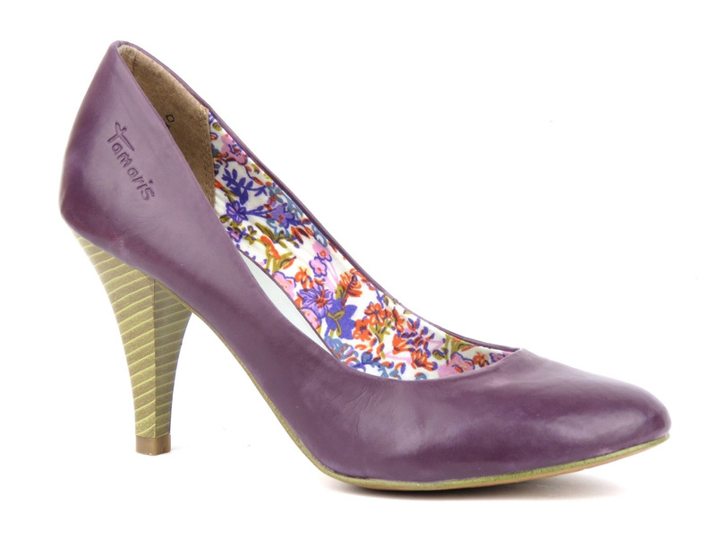 Lodičky na vysokém podpatku - Tamaris 22414, fialové