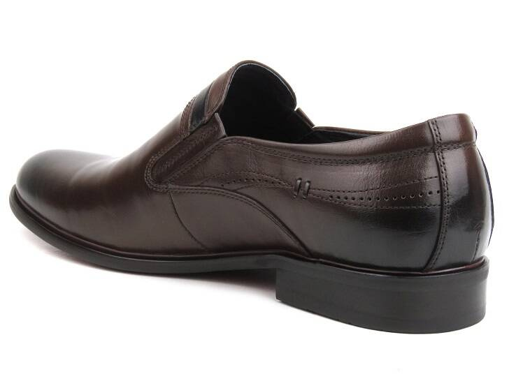 Elegantní mokasíny, pánské boty JOHN DOUBARE YGC-Z253-351-3, hnědé