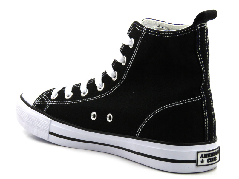 Americké LH 01/23 pánské vysoké tenisky, černé