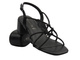 Elegantní dámské sandály na podpatku černé Tamaris 1-28236-42