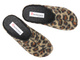 Pohodlné dámské plstěné pantofle Berkemann 01028-138 Donata, hnědý leopardí vzor