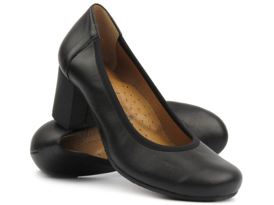 Dámské lodičky na klínku - AXEL KOSELA 1757, černá