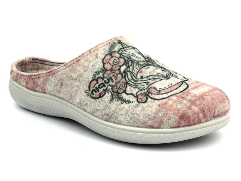 Dámské a dívčí pantofle s měkkou vsadkou - INBLU EC-92, tmavě modrá