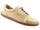 Kožené minimalistické dámské barefoot polobotky Helios Komfort 451, světle béžové