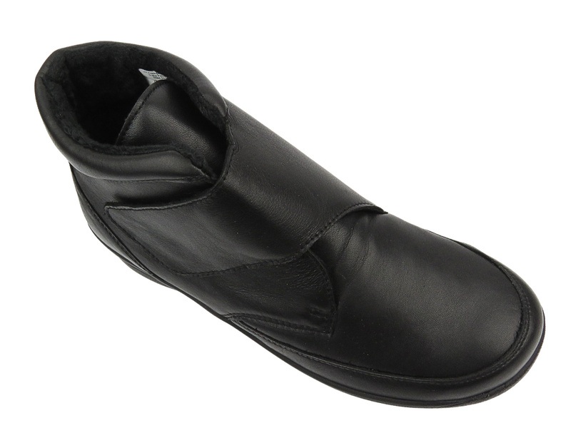 Dámské pohodlné kotníkové boty s vysokým pasem Comfortabel 990223-01 (H) - černé