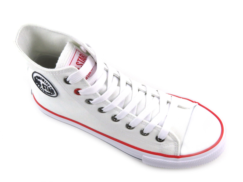 Dámské vysoké tenisky - Big Star TT274026, bílé