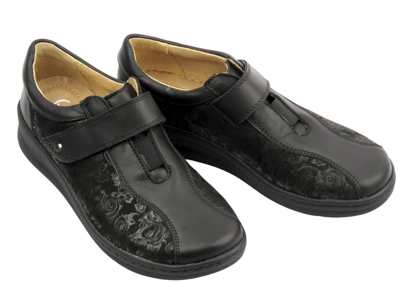 Dámské boty v odstínu metalické námořnické modré - Helios Komfort 380